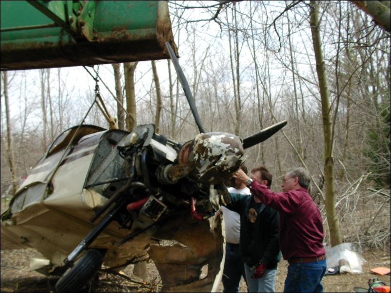 Almost clear of the woods.