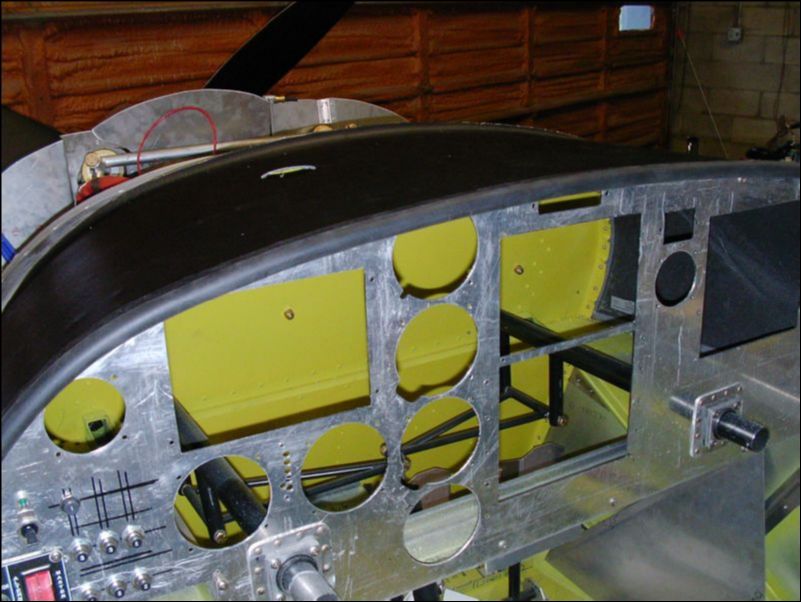 Install trim to front of dash.