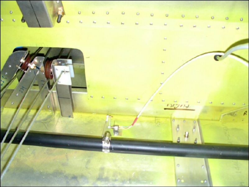 Install the flap position sensor.