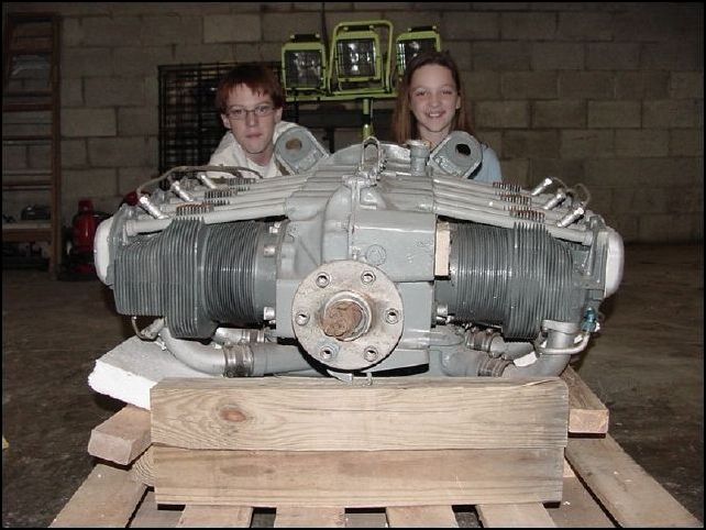 This is the engine I am going to use for my CH-640.  It is a Lycoming O-540 260 HP.  I know it is a bit too large, but Zenair is working with me to make sure that we can safely use this engine in this aircraft.  They are going to make a custom engine mount for me very soon.