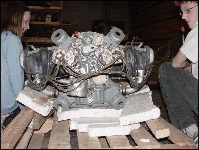 This is the engine I am going to use for my CH-640.  It is a Lycoming O-540 260 HP.  I know it is a bit too large, but Zenair is working with me to make sure that we can safely use this engine in this aircraft.  They are going to make a custom engine mount for me very soon.