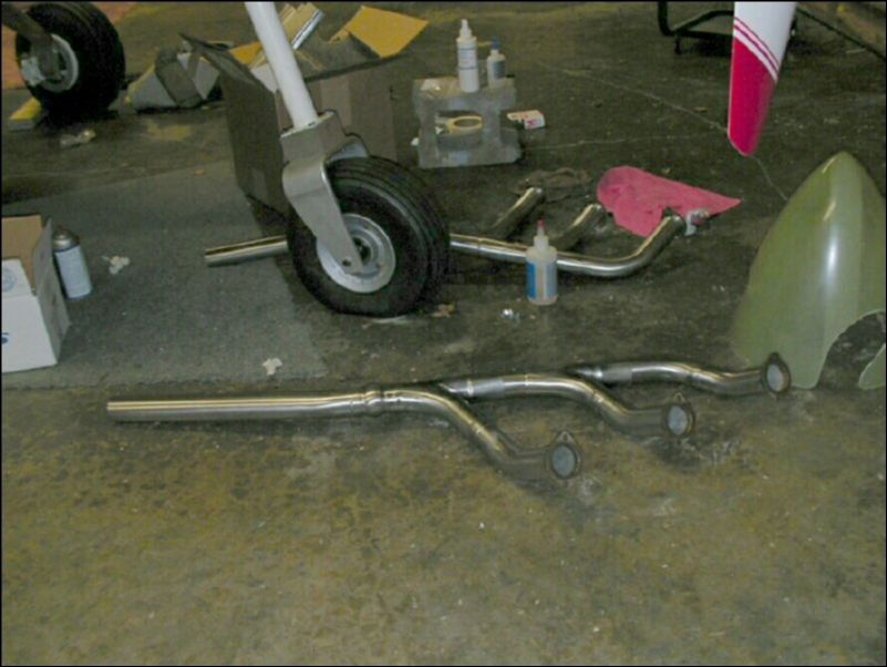 The exhaust is now ready to be installed