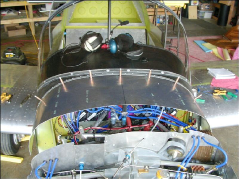 another image of the top cowling extension.