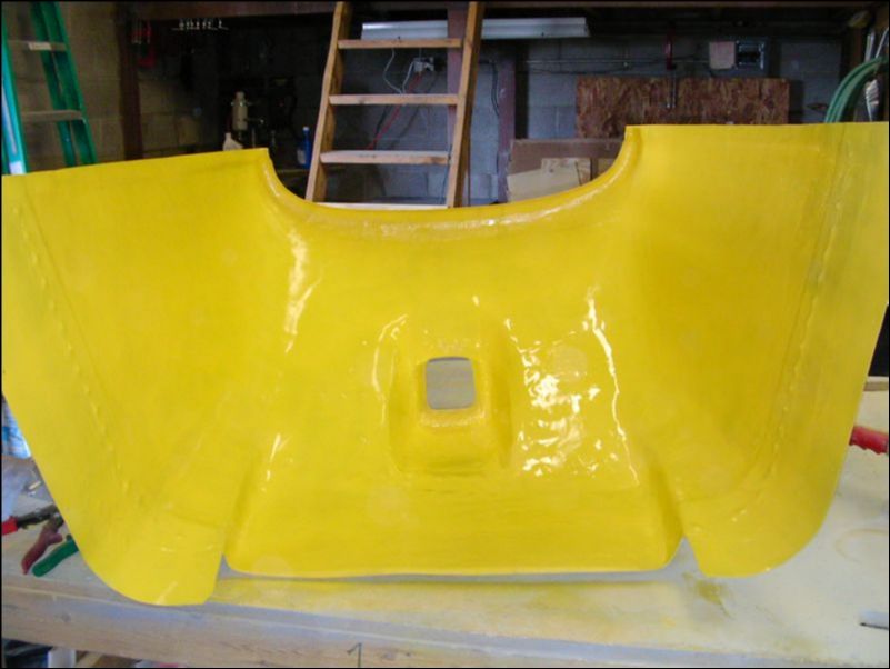 Paint the inside of the cowling.  I know it is not real smooth but this is just the inside of the cowling.
