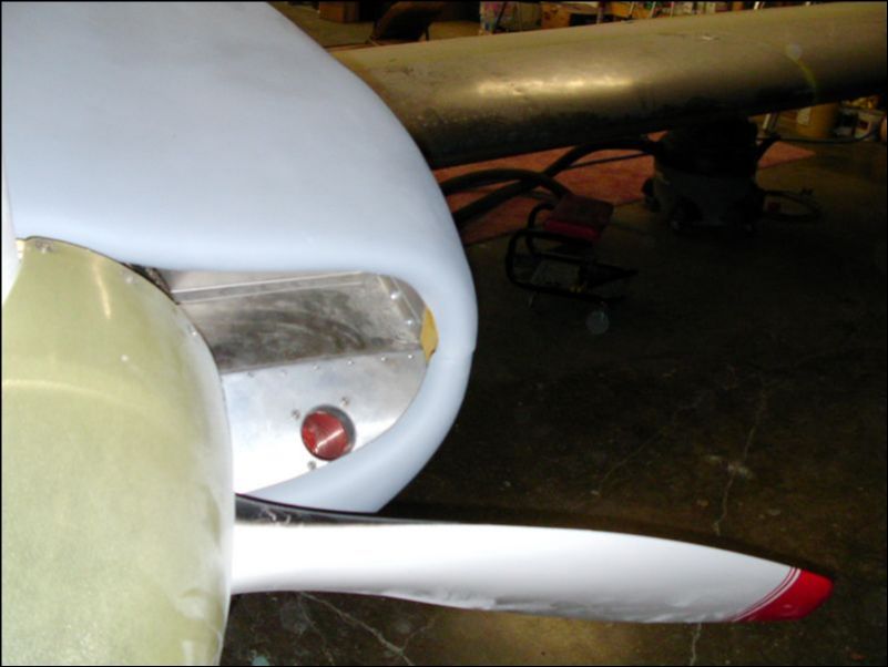 Re-install the cowling and make sure that the engine baffle fits nicely.  I will also be adding the rubber baffle seals soon.