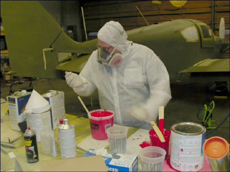 Adam is back and getting ready to begin the first color which is bright red!