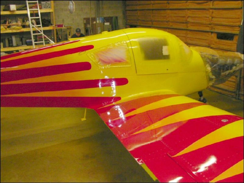 Another image of our finished paint job.