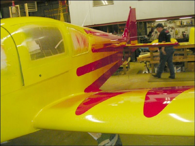 Another image of our finished paint job.