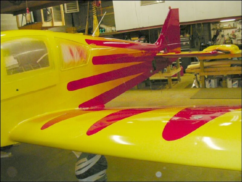 Another image of our finished paint job.