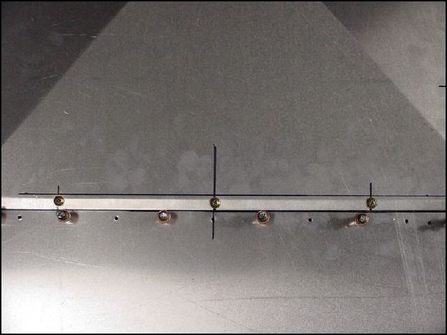 close up of access door bolted in place