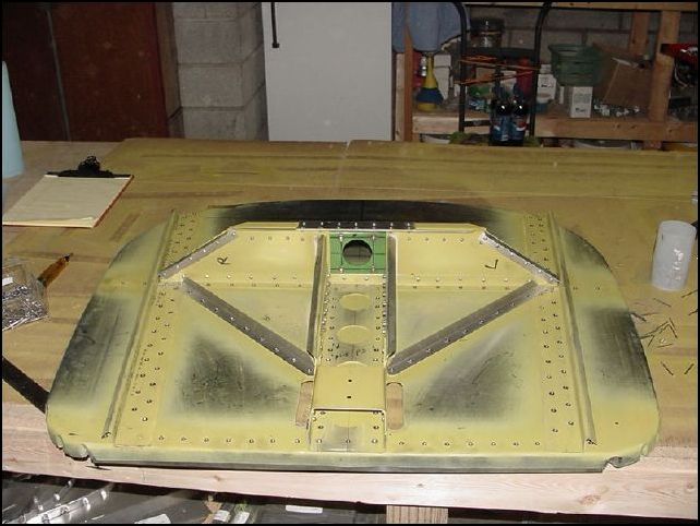 This is the front of the completed firewall.