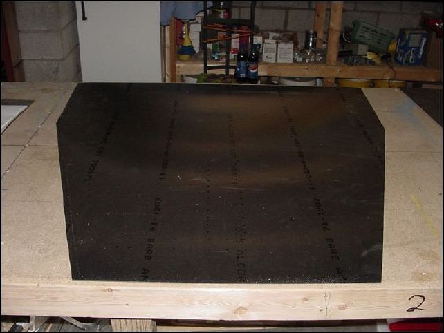 Cut cabin floor skin as per drawing 640-F-9