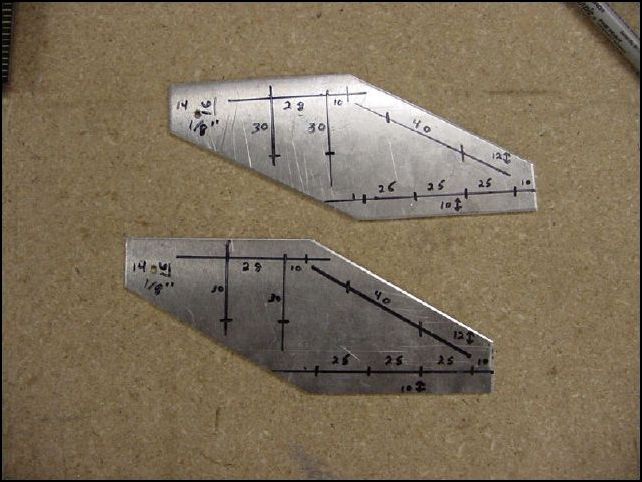 Mark rivet hole locations as per drawing 640-F-13-2.