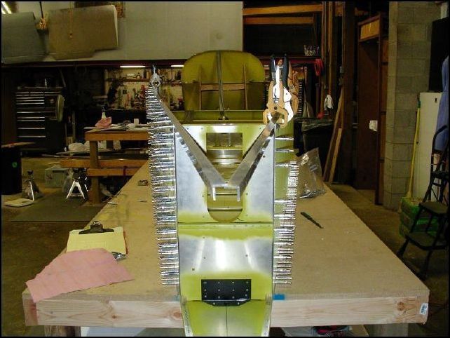 image of both side skins clecoed in place.