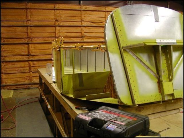 image of both side skins clecoed in place.