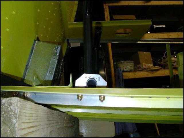 Bolt the outboard pedal bearing to the floor through the longeron.