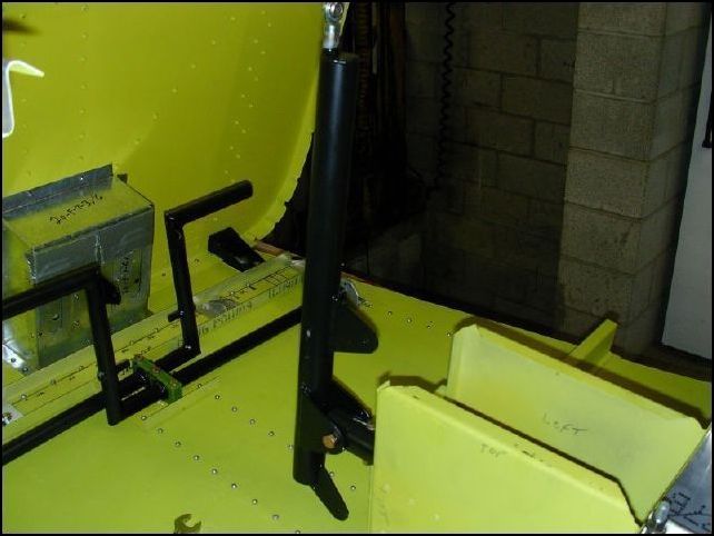 Another view of the installed torque tube.