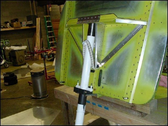 Another image of the nose gear installed.