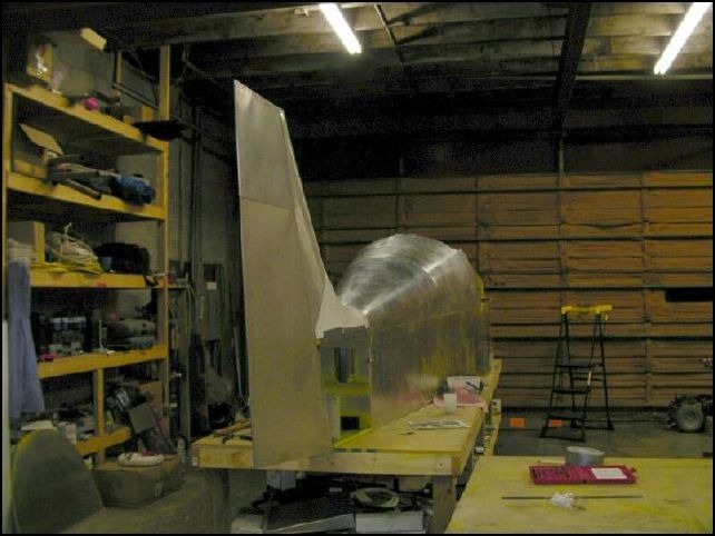 This is the rudder attached to the fuselage