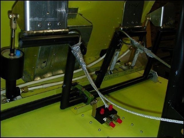 Install brake lines from master cylinders to slave cylinders.