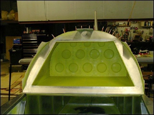 Install baggage compartment floor.  Next we will drill the rivet holes around the edges of the baggage floor A5 P40.