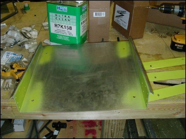 Just another image of the seat parts primed.