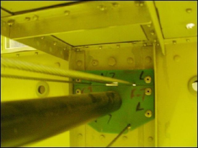 Riveted 20-C-10-3 (fairlead) to the center spar above 640-F-15-2.