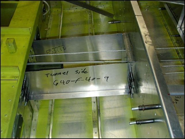 Drill and cleco the tunnel sides.