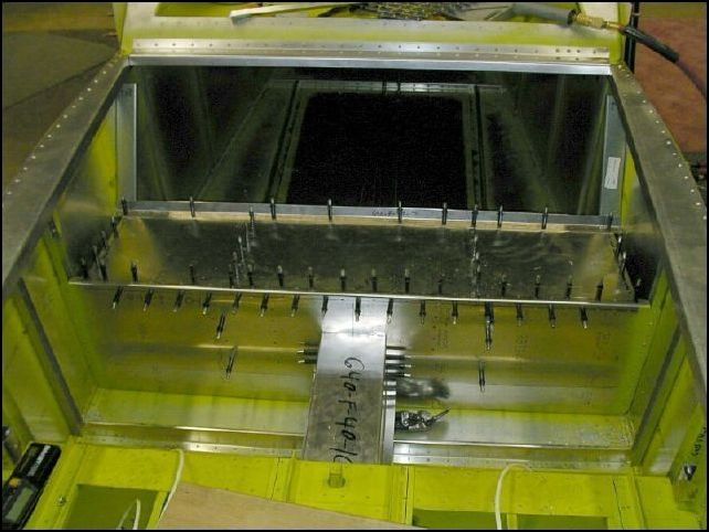 Just another image of the seat panel clecoed in place.