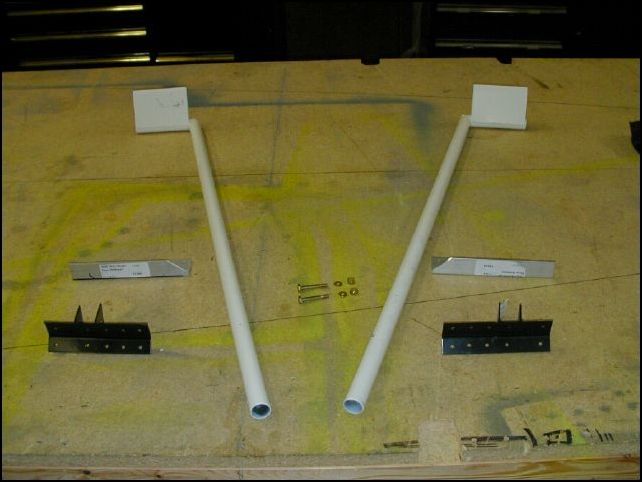 These are the parts needed to install the optional steps.  20-E-15-1 (left step) 20-E-15-4 (right step) 20-E-15-2 (left floor stiffener) 20-E-15-5 (right floor stiffener) 20-E-15-3 (left upper pivoting bracket) 20-E-15-6 (right upper pivoting bracket).  You will also need 2 AN3-13A bolts, 2 AN960-10 washers, and 2 AN365-1032 nuts.
