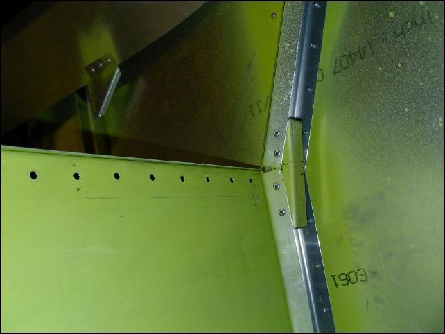 Install standard L to 640-F-13-3 to support the cut area at the bend.