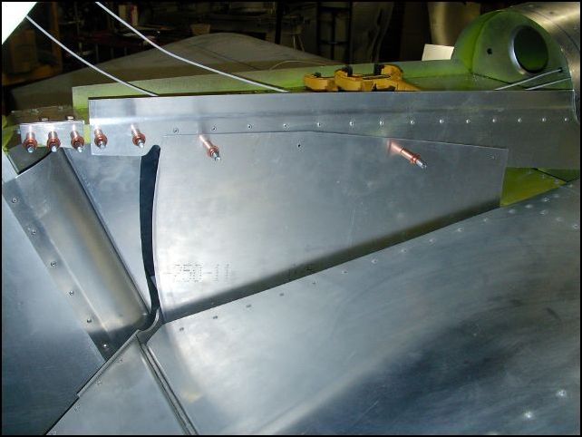 Drill and cleco the tail side covers in place.  NOTE:  you will install rivnuts so be sure to drill these holes in the location that you want the rivnuts.