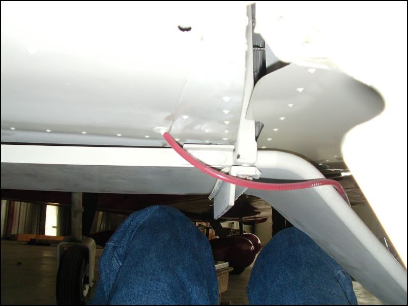 rear view of gear pickup.  I don't like how the brake line is run so I will try to do mine differently.