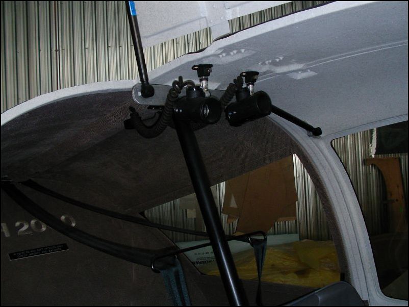 These are the cabin lights and are also used to light the instrument panel.  I am going to use ring lights around my instruments instead.