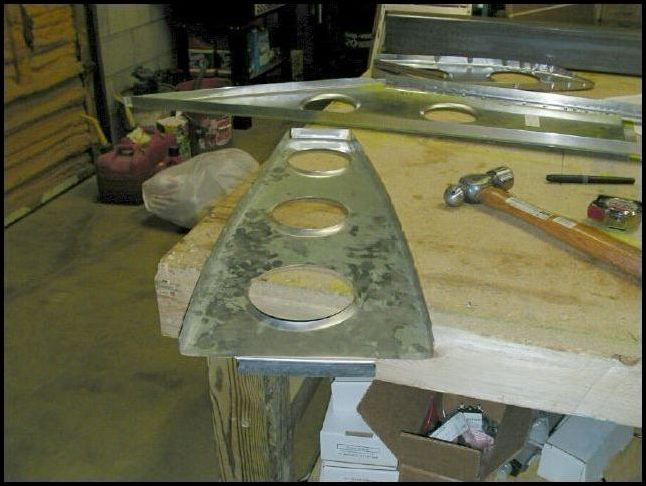 Another image of rear rib 10 with new flange bent. 