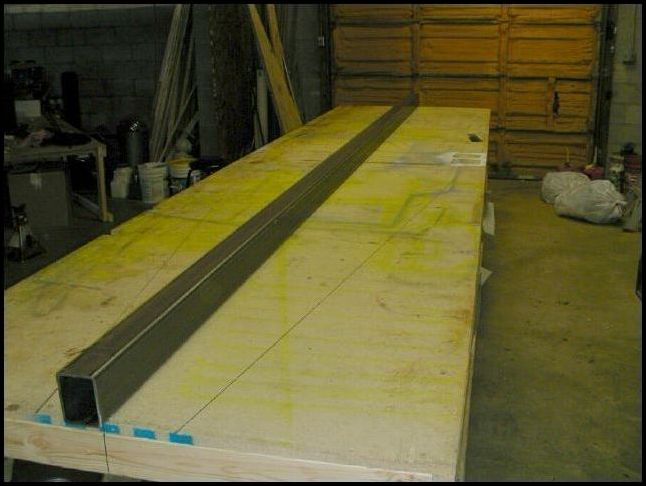 Just another image of my table after shimming all the legs to get it perfectly flat and level.
