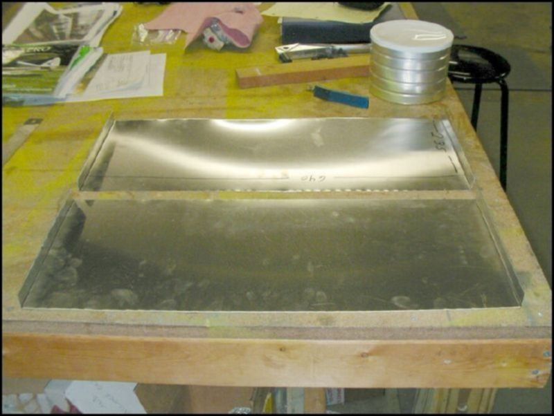 This is the fuel tank protector ready to be installed