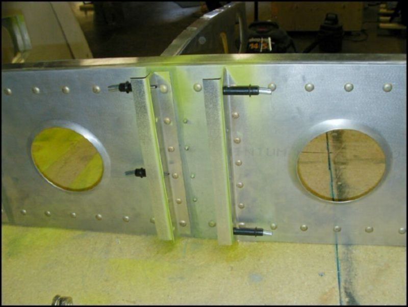 Rivet the Ls to the wing spar.