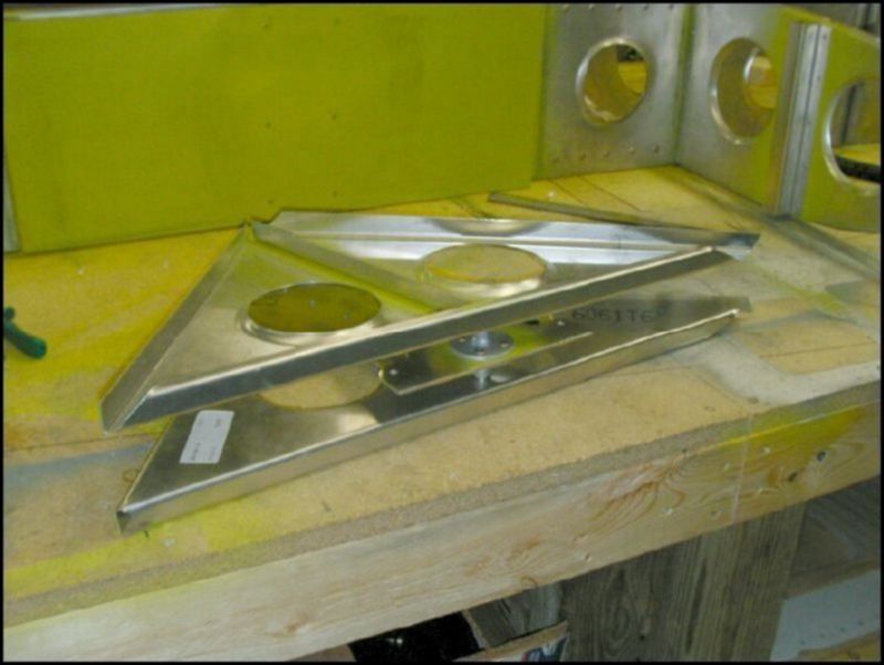 Bolt the bellcrank to the bellcrank supports.