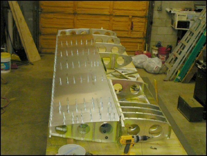 Anothe rimage of rear bottom wing skin