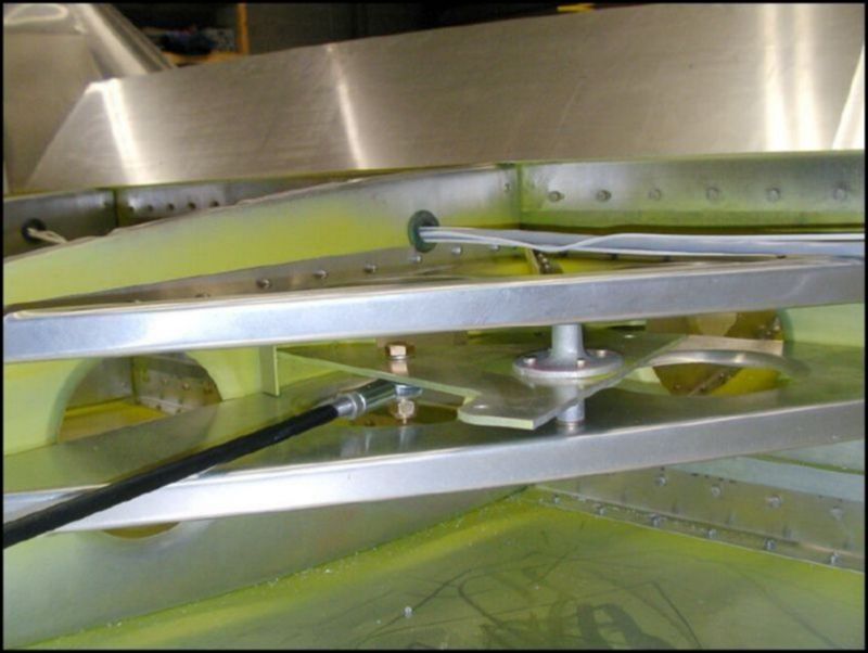 Bolt alieron rod to alieron bellcrank.  Be sure you use the correct number of washers to space the rod so that it does not rub.