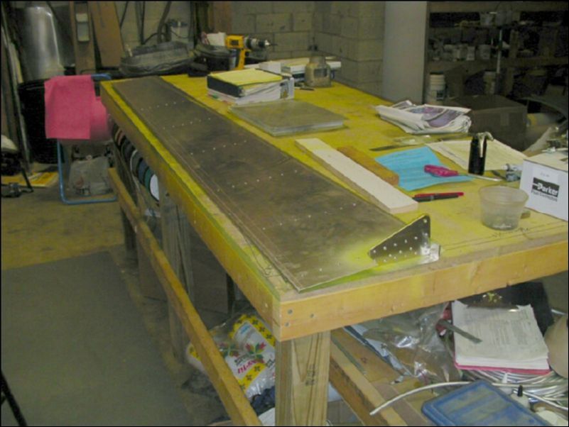 Build left wing flap the same way as the right wing flap.