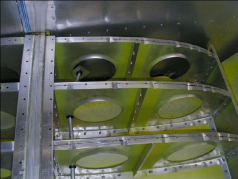 Install fuel line in right wing.