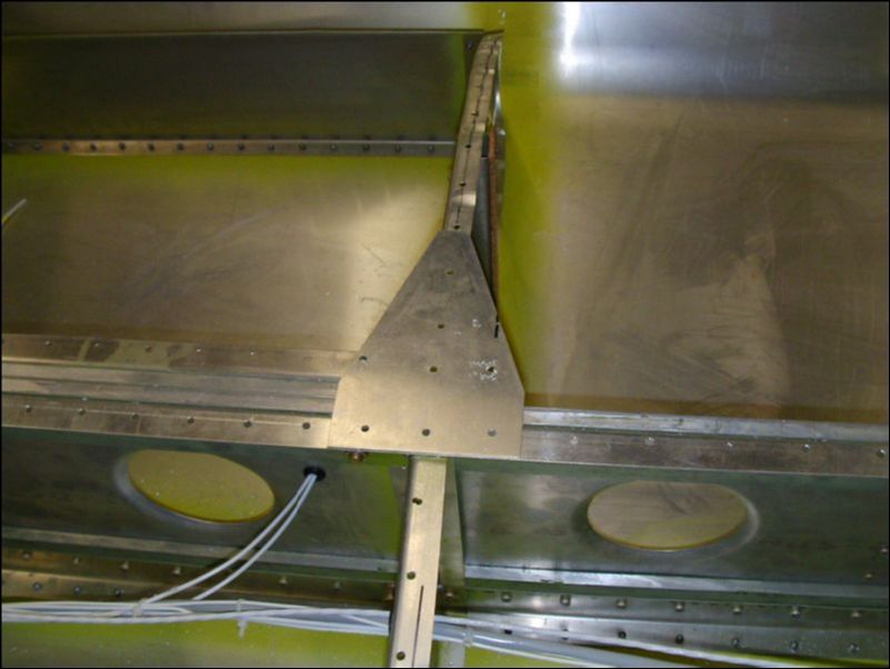 Drill and cleco top wing gussets