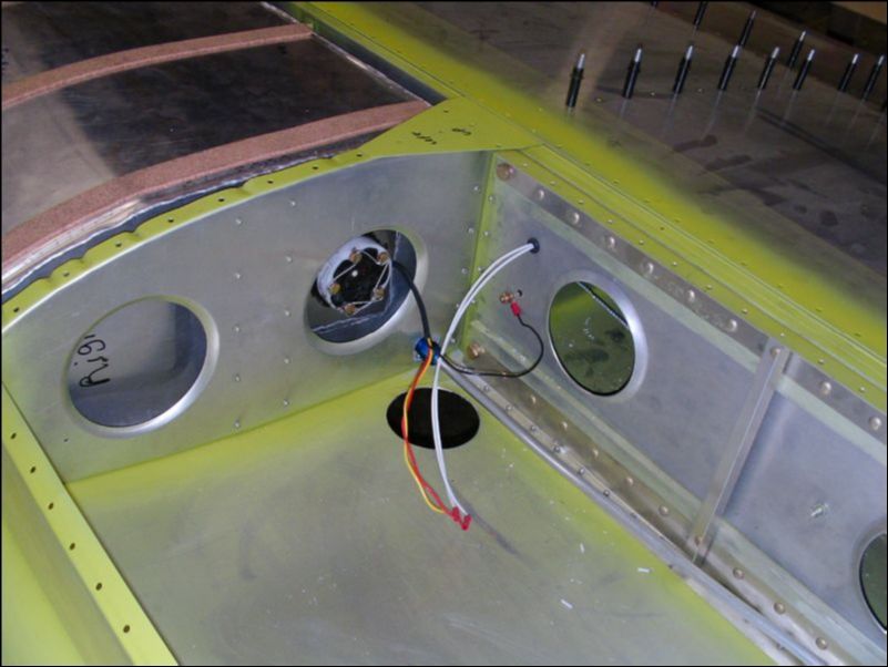 Connect fuel line to fuel tank and connect the wires to the fuel level sender.